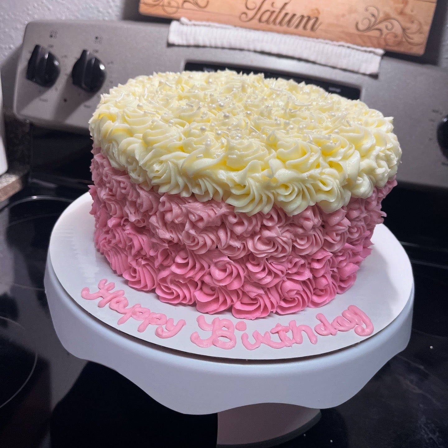 8" 2 layer Cake