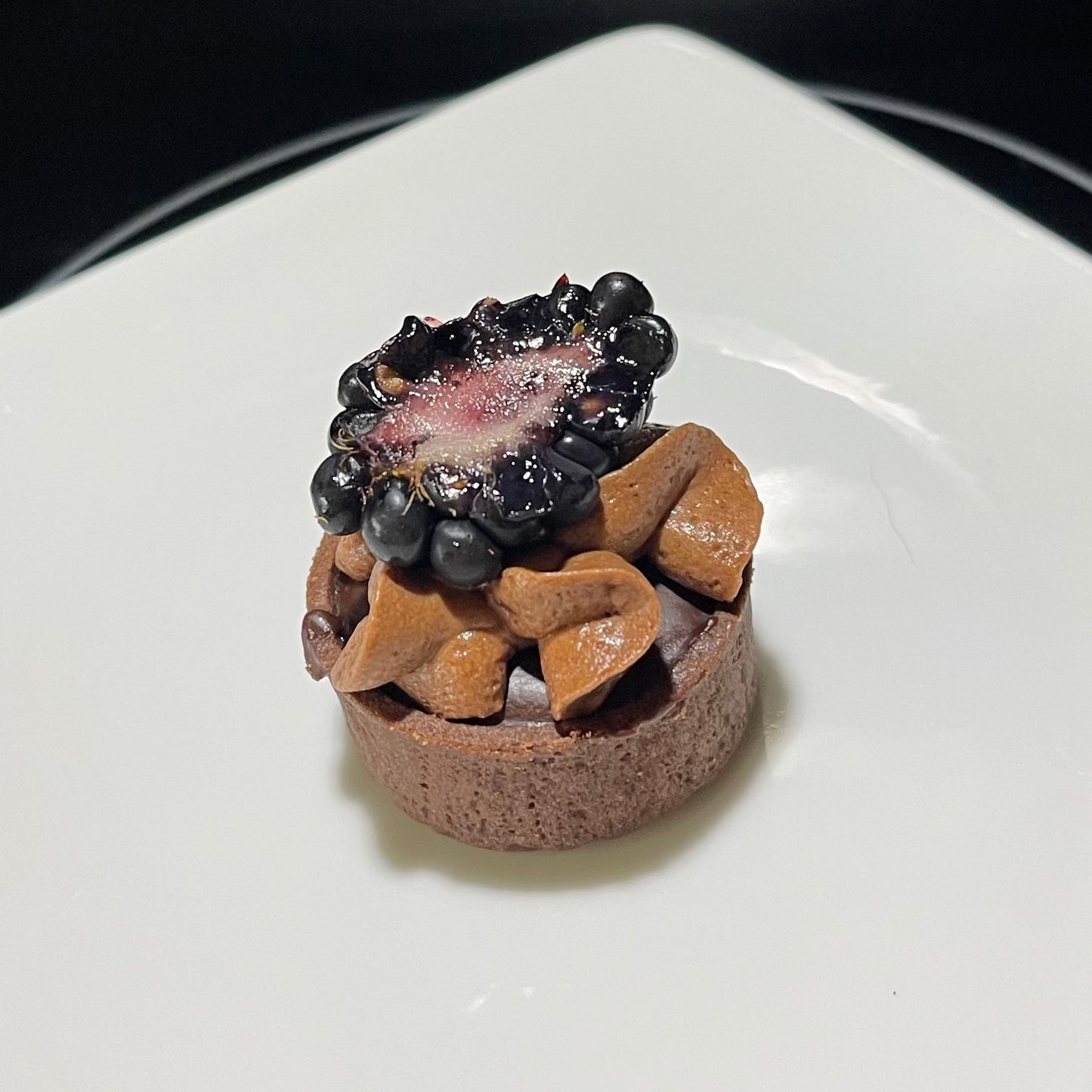 Mini Chocolate ganache tart