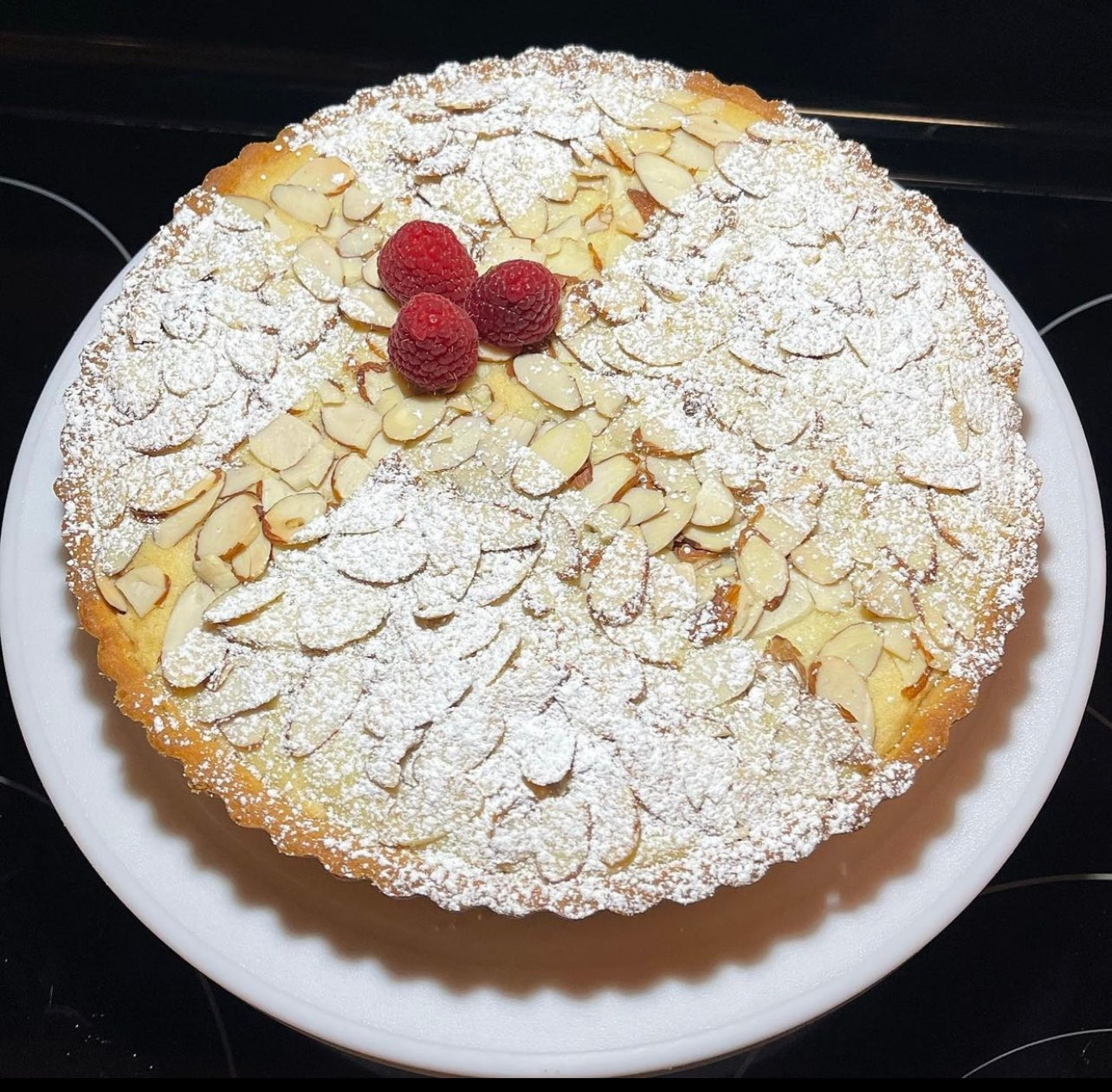 Raspberry Almond Frangipane Tart